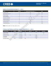 CLM3S-WKW-CTBVB153 Datasheet Page 2