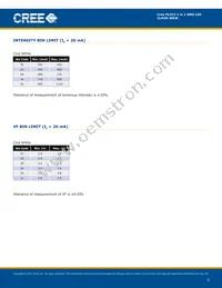 CLM3S-WKW-CTBVB153 Datasheet Page 3