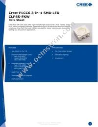CLP6S-FKW-CMQMQGKDDAAAA3 Datasheet Cover