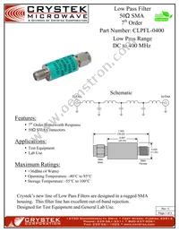 CLPFL-0400 Cover