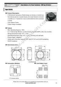 CLS125NP-7R0NC Datasheet Cover