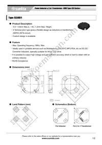 CLS4D11-6R8NC Datasheet Cover