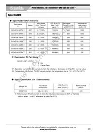 CLS4D14-6R8NC Datasheet Page 2