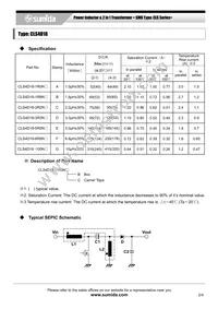 CLS4D18-6R8NC Datasheet Page 2
