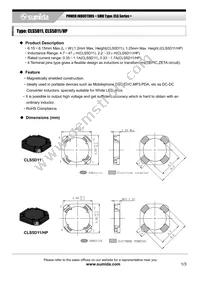 CLS5D11HPNP-100NC Datasheet Cover