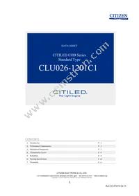 CLU026-1201C1-50AL7G4 Datasheet Cover