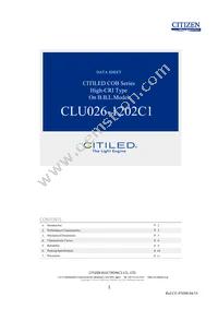 CLU026-1202C1-403H5G3 Datasheet Cover