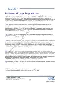 CLU026-1202C1-403H7G5 Datasheet Page 14