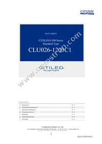 CLU026-1203C1-653M2G2 Datasheet Cover