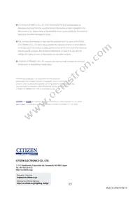 CLU026-1203C1-653M2G2 Datasheet Page 15