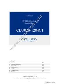 CLU026-1204C1-653M2G2 Datasheet Cover