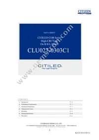CLU027-0303C1-403H5G3 Datasheet Cover