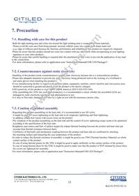 CLU028-1201C4-303H7K4 Datasheet Page 11