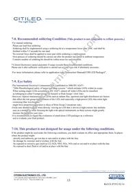 CLU028-1201C4-303H7K4 Datasheet Page 13