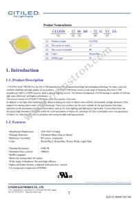 CLU034-1206B8-LPGV1F7 Datasheet Page 2