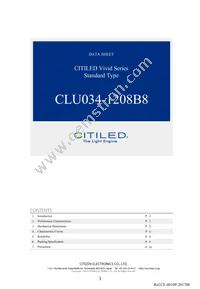 CLU034-1208B8-LPGV1F7 Datasheet Cover