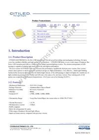 CLU036-1205C1-403H5G3 Datasheet Page 2