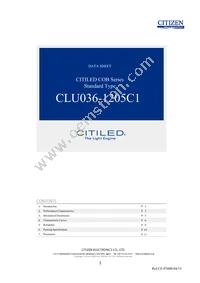 CLU036-1205C1-653M2G2 Datasheet Cover