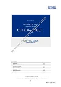 CLU036-1208C1-653M2G2 Datasheet Cover