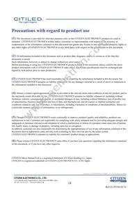 CLU038-1205C4-403H7K4 Datasheet Page 14