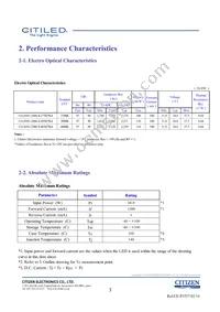 CLU038-1206C4-403H7K4 Datasheet Page 3