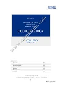 CLU038-1210C4-403H5K2 Datasheet Cover