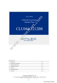 CLU044-1212B8-LPGV1F7 Datasheet Cover