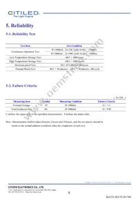 CLU044-1212B8-LPGV1F7 Datasheet Page 8