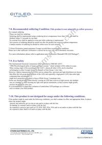 CLU046-1212C1-403H5G3 Datasheet Page 13