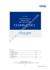 CLU046-1212C1-403H7G5 Datasheet Cover