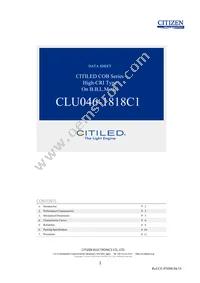 CLU046-1818C1-353H5G3 Datasheet Cover