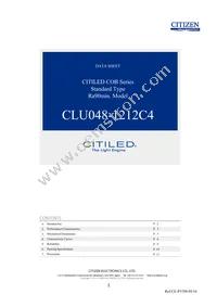 CLU048-1212C4-273H5K2 Datasheet Cover