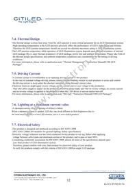 CLU048-1812C4-50AL7K3 Datasheet Page 12