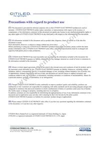 CLU048-1812C4-50AL7K3 Datasheet Page 14