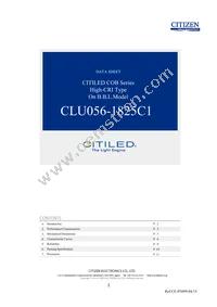 CLU056-1825C1-403H5G3 Datasheet Cover