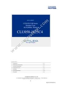 CLU058-1825C4-653M2K1 Datasheet Cover
