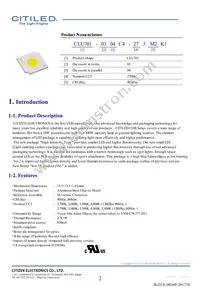 CLU701-0304C4-353H5K2 Datasheet Page 2