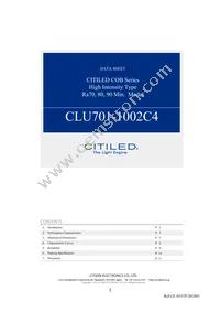 CLU701-1002C4-50AL7K3 Datasheet Cover