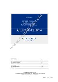 CLU731-1210C4-403H5K2 Datasheet Cover