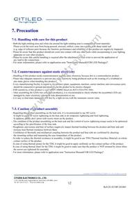 CLU731-1210C4-403H5K2 Datasheet Page 12