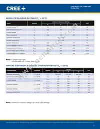 CLVBA-FKA-CC1F1L1BB7D3D3 Datasheet Page 2