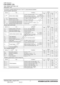 CM100RX-12A Datasheet Page 3