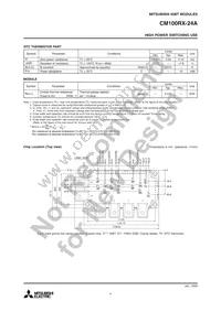 CM100RX-24A Datasheet Page 4