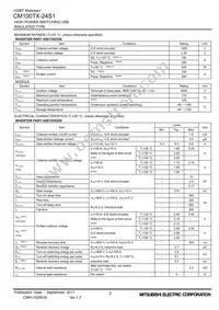 CM100TX-24S1 Datasheet Page 2