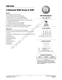 CM1244-04CP Datasheet Cover