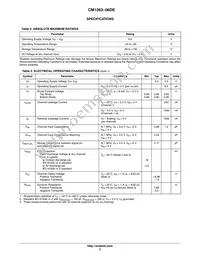 CM1263-06DE Datasheet Page 3