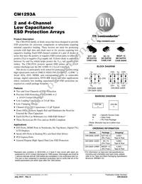 CM1293A-04MR Datasheet Cover