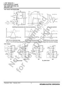 CM1400DUC-24NF Datasheet Page 5