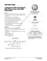 CM1408-04DE Datasheet Cover