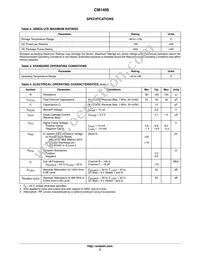 CM1409-08DE Datasheet Page 3